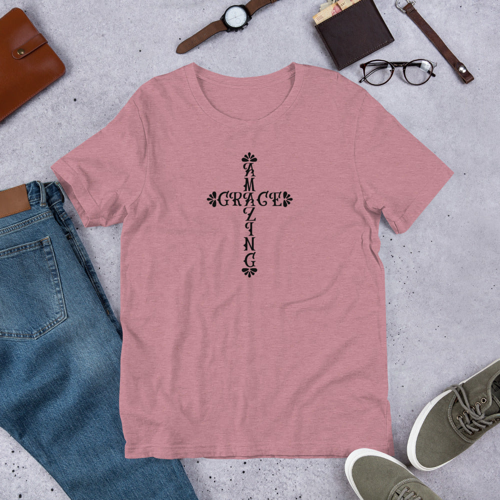 Amazing Grace Cross Unisex t-shirt – Stone Mountain Apparel